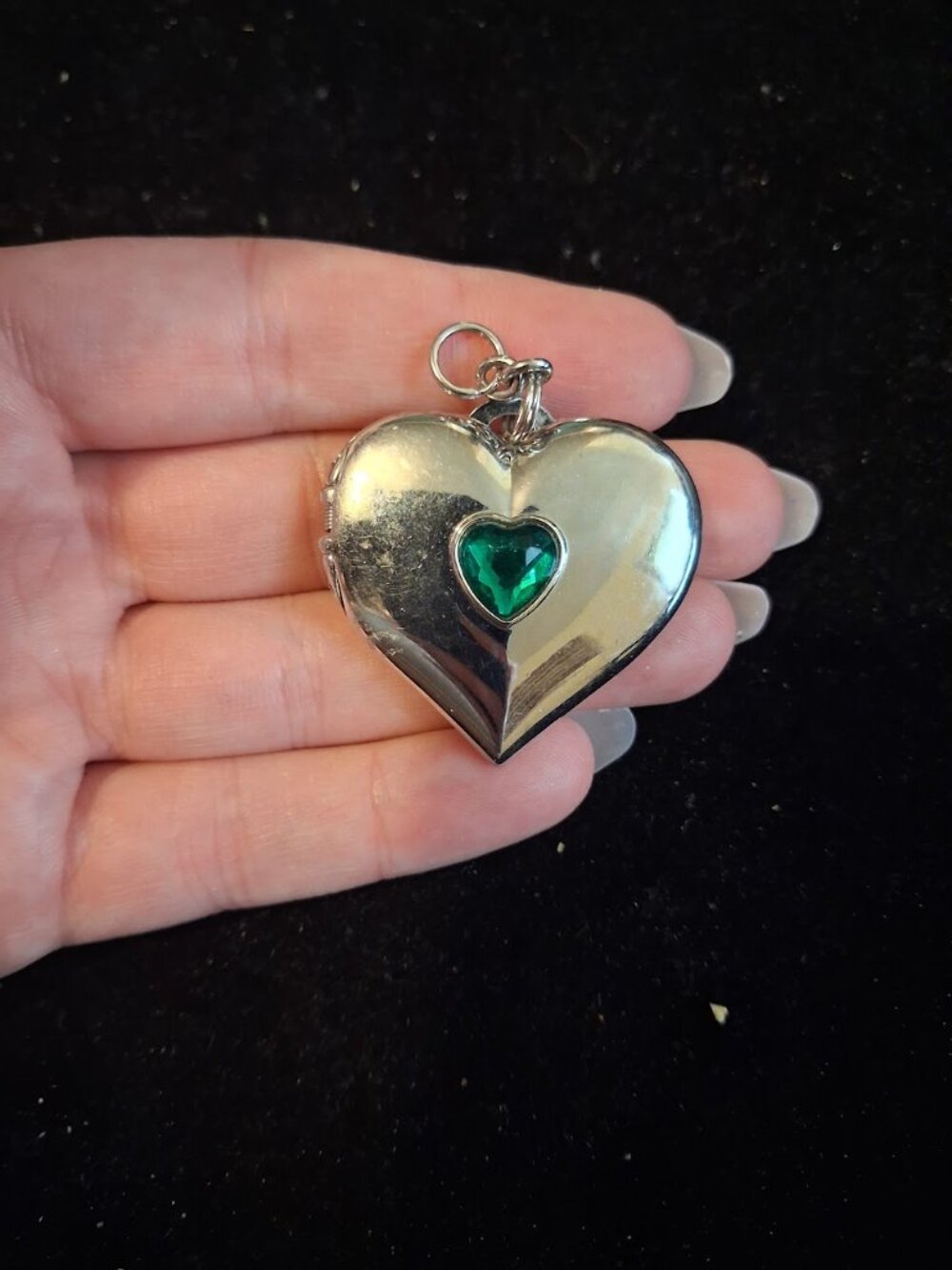 Unusual Heart locket necklace